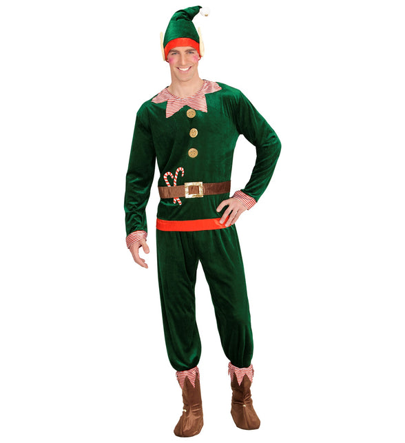 Widmann SRL Kerstman elf pak voor volwassenen