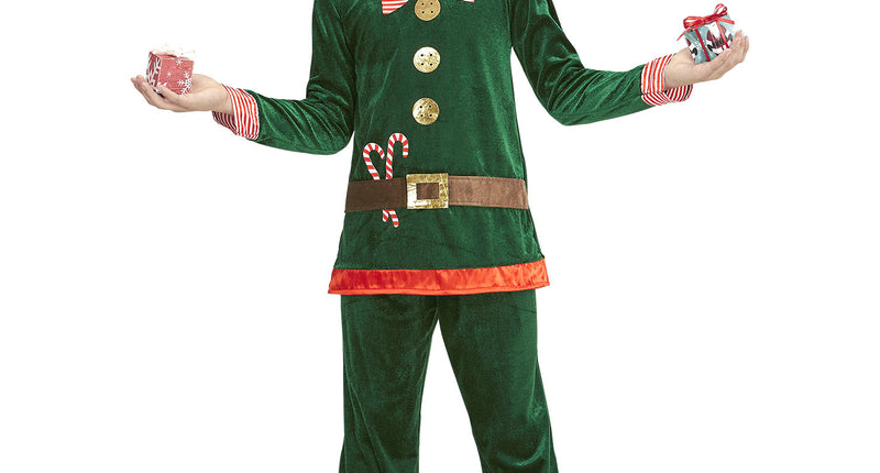 Widmann SRL Kerstman elfje kostuum voor kids