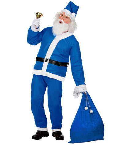 Widmann SRL Kerstman pak blauw Sam