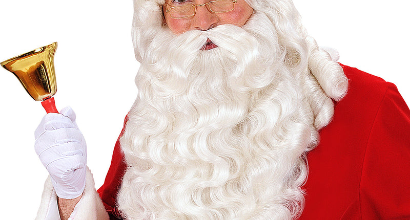 Widmann SRL Kerstman pruik met baard deluxe