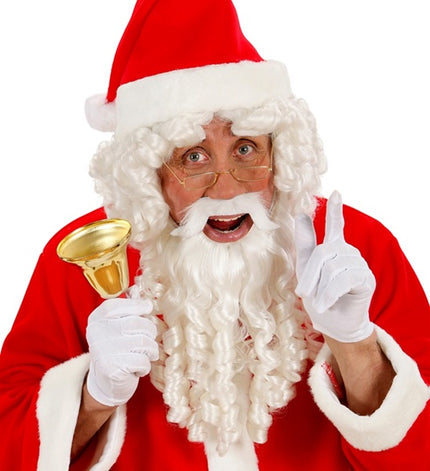 Widmann SRL Kerstman pruik met baard luxe