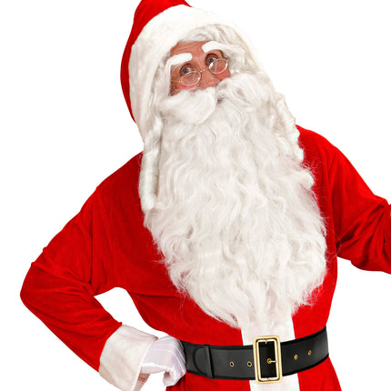 Widmann SRL Kerstman riem lederlook zwart