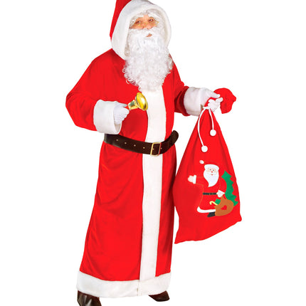 Widmann SRL Kerstman zak met opdruk rood