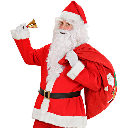 Widmann SRL Kerstman zak met opdruk rood