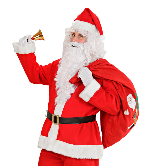 Widmann SRL Kerstman zak met opdruk rood