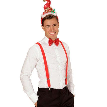 Widmann SRL Kerstmanhoedje met strikje