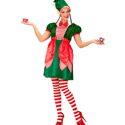 Widmann SRL Kerstmannen hulpje Elf pak met oortjes