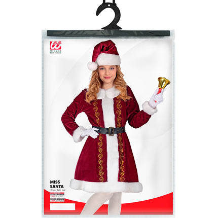 Widmann SRL Kerstvrouw jurkje Claus kinderen