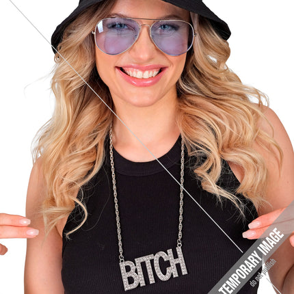 Widmann SRL Ketting bitch zilver