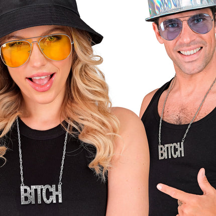 Widmann SRL Ketting bitch zilver