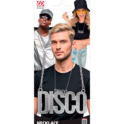 Widmann SRL Ketting disco zilver