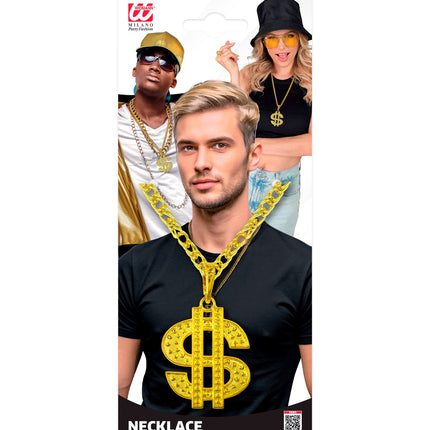 Widmann SRL Ketting dollar goud