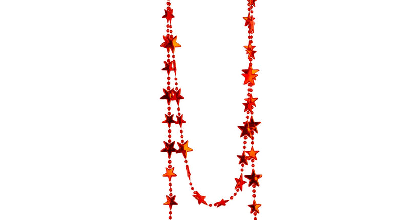 Widmann SRL Ketting kerststerren rood