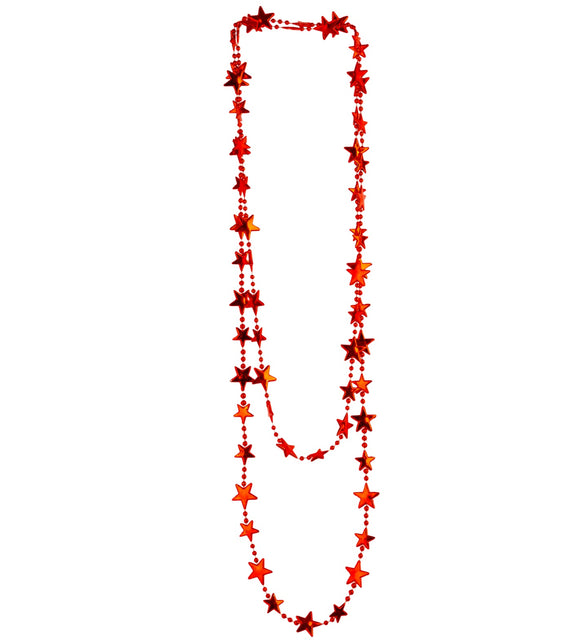 Widmann SRL Ketting kerststerren rood