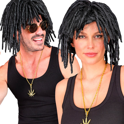 Widmann SRL Ketting Marijuana- cannabis goud