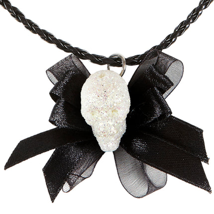 Widmann SRL Ketting met glitter schedel