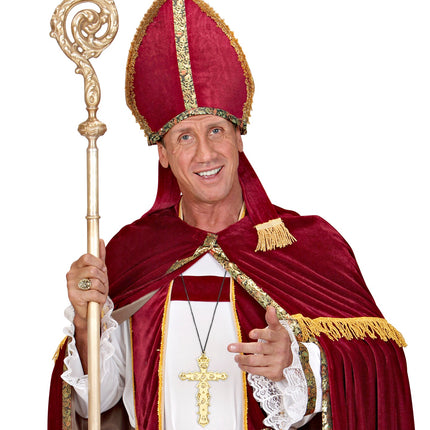 Widmann SRL Ketting met Kruis, Goud