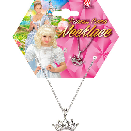 Widmann SRL Ketting met prinsessen kroon