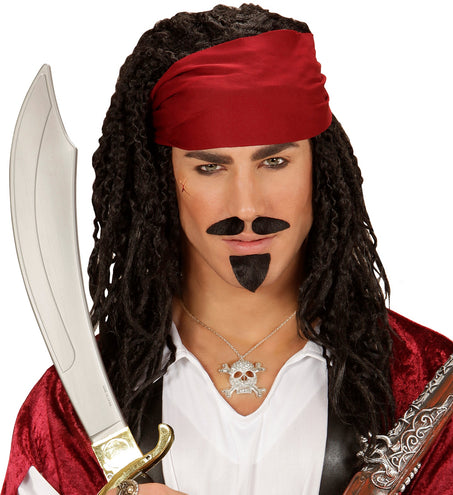 Widmann SRL Ketting piraat strass met doodskop