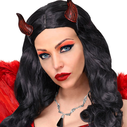 Widmann SRL Ketting vleermuis met zwarte steen