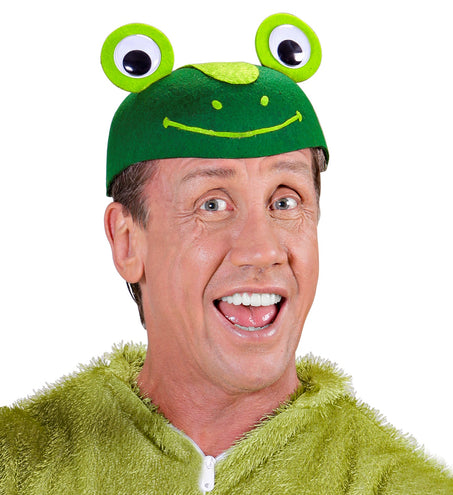 Widmann SRL Kikker hoed grote ogen