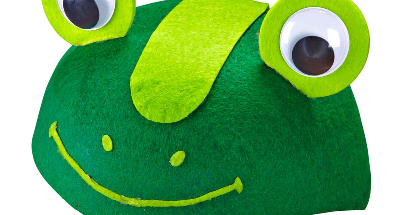 Widmann SRL Kikker hoed grote ogen