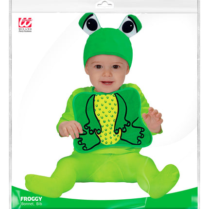 Widmann SRL Kikker kostuum baby Froggie
