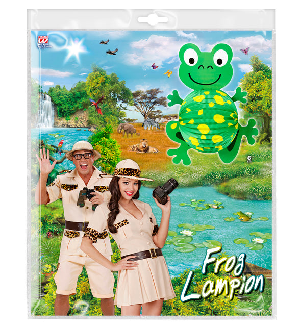 Widmann SRL Kikker lampion als decoratie