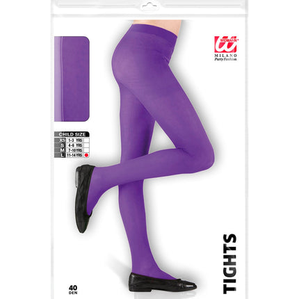 Widmann SRL Kinderpanty paars