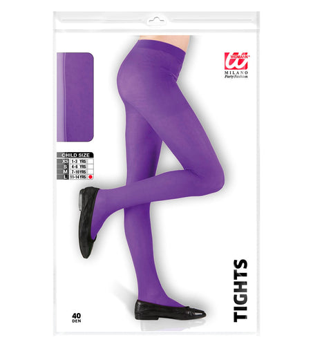 Widmann SRL Kinderpanty paars