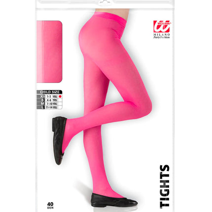 Widmann SRL Kinderpanty roze magenta