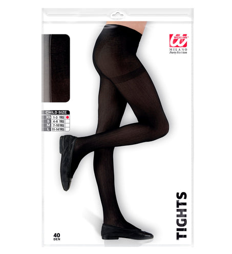 Widmann SRL Kinderpanty zwart