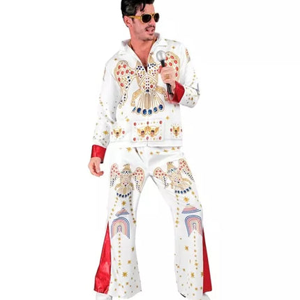 Widmann SRL King of rock wit kostuum Olivia