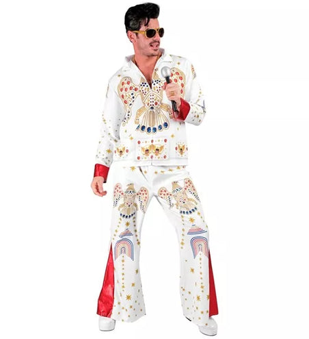 Widmann SRL King of rock wit kostuum Olivia