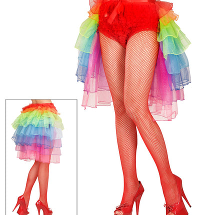 Widmann SRL Kleurrijke omslag rok in regenboogkleuren