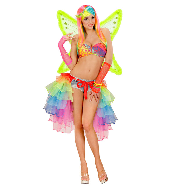 Widmann SRL Kleurrijke omslag rok in regenboogkleuren