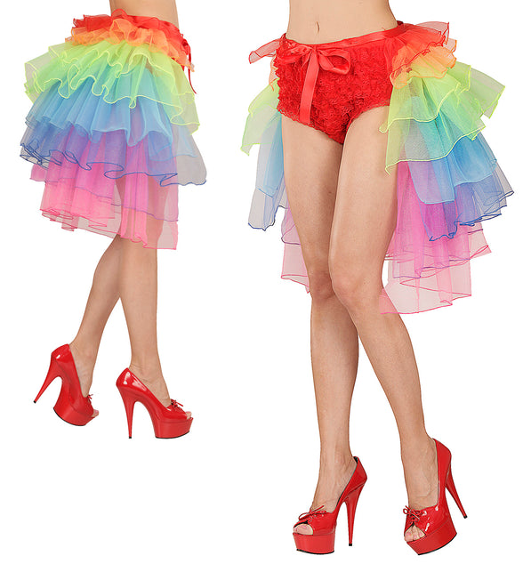 Widmann SRL Kleurrijke omslag rok in regenboogkleuren