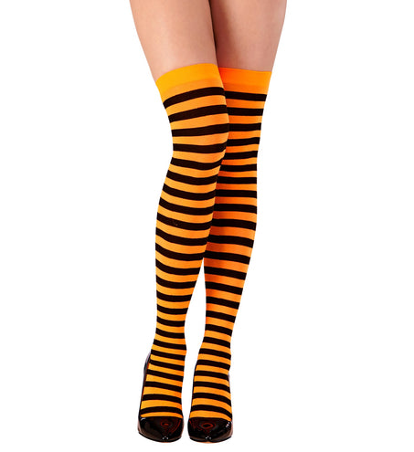 Widmann SRL Kniekousen Gestreept XL Neon Oranje