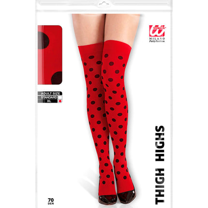 Widmann SRL kniekousen lieveheersbeestje