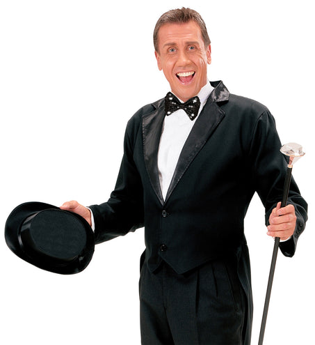 Widmann SRL Knipperende zwarte strikjes voor party's