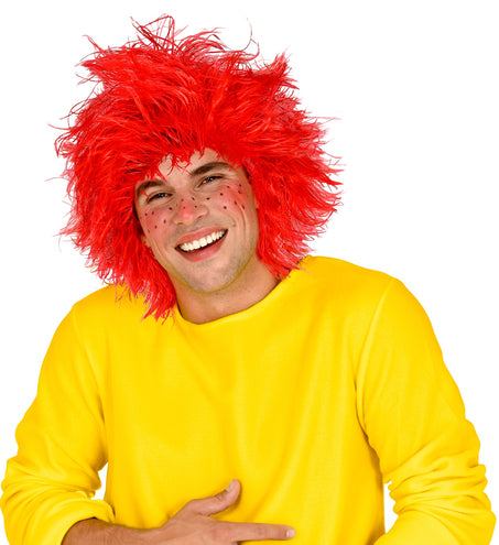 Widmann SRL Kobold kabouter pruik rood