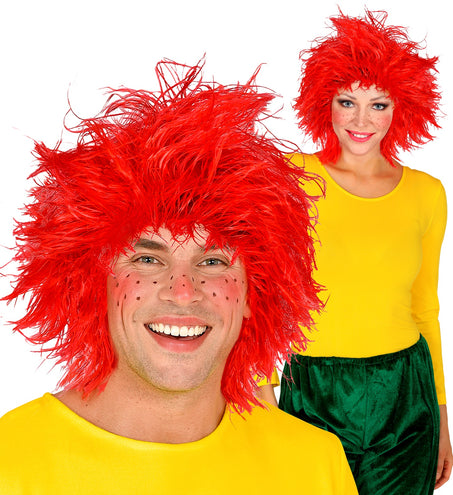 Widmann SRL Kobold kabouter pruik rood