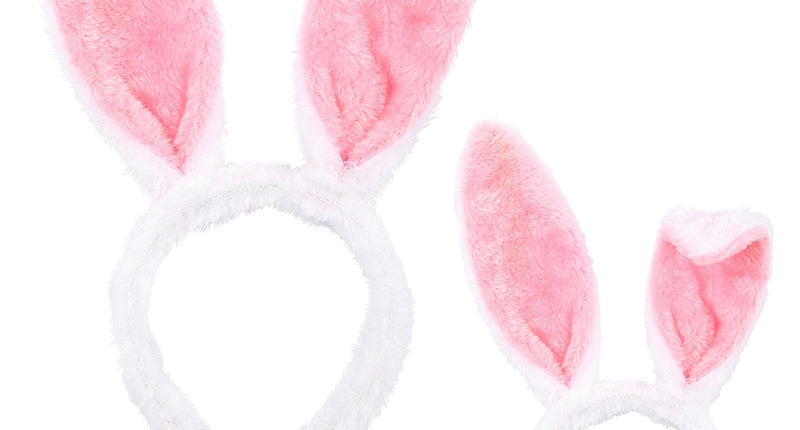 Widmann SRL Konijnen oren roze wit