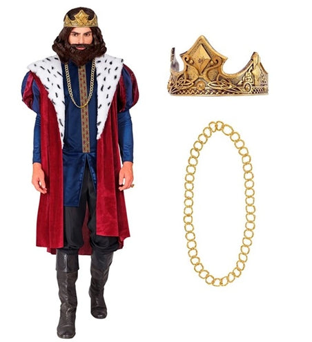 Widmann SRL Koning kostuum Niels heren