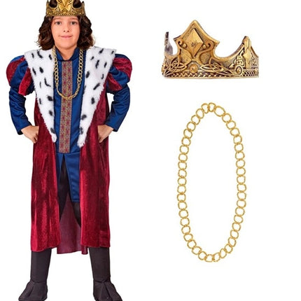Widmann SRL Koning kostuum Niels jongens