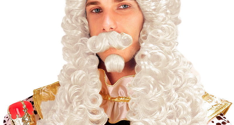 Widmann SRL Koning pruik Francois wit