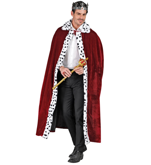 Widmann SRL Koningsmantel bordeaux rood 140cm