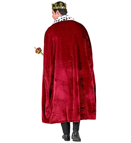 Widmann SRL Koningsmantel bordeaux rood 140cm