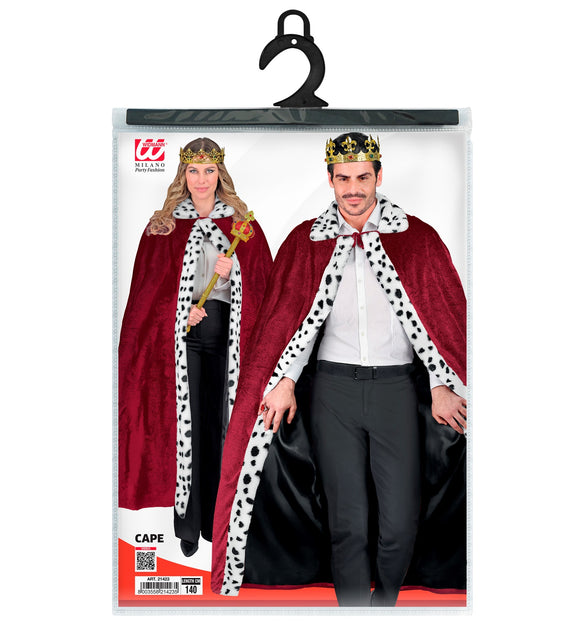 Widmann SRL Koningsmantel bordeaux rood 140cm