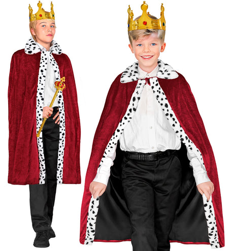 Widmann SRL Koningsmantel bordeaux rood 90cm